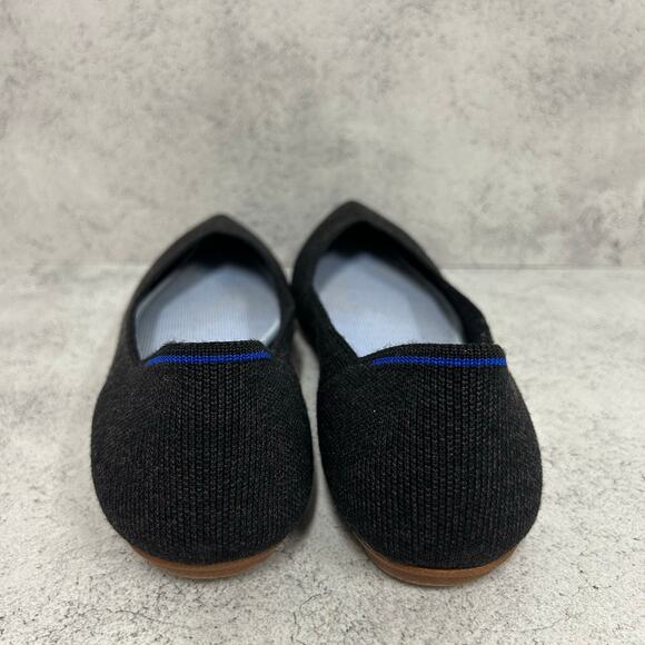 Rothy's Women's The Point in Heathered Black Flat Shoes Women’s Size 9.5 - Picture 3 of 10